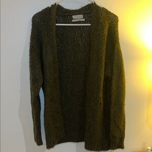 Urban Outfitters Olive Cardigan